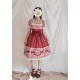 Infanta Sweet Poodle Applique One Piece(2 Colours)